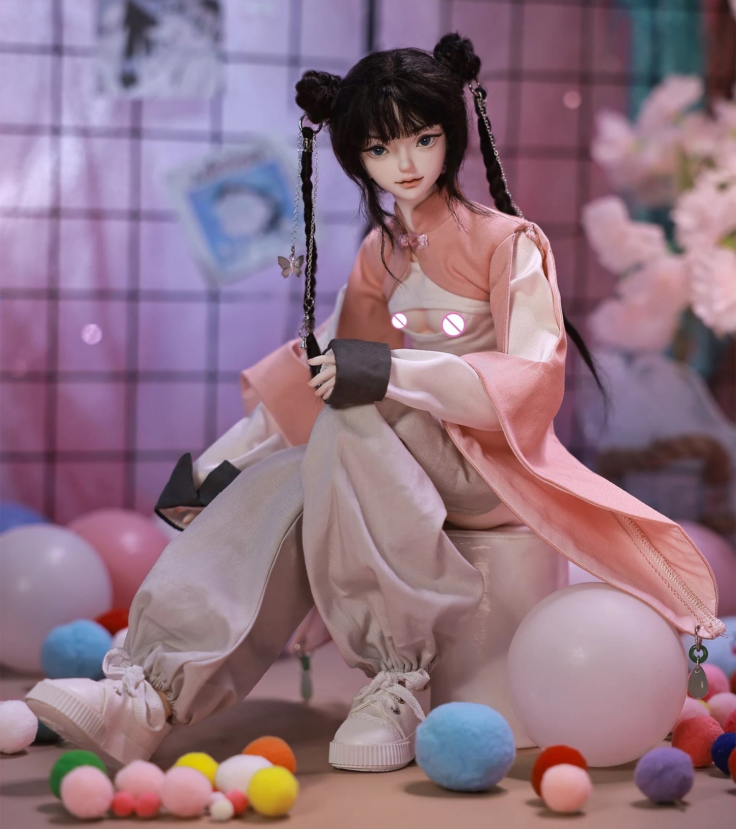 1/4 bjd doll 45cm, Bast, full set - cutebjddolls