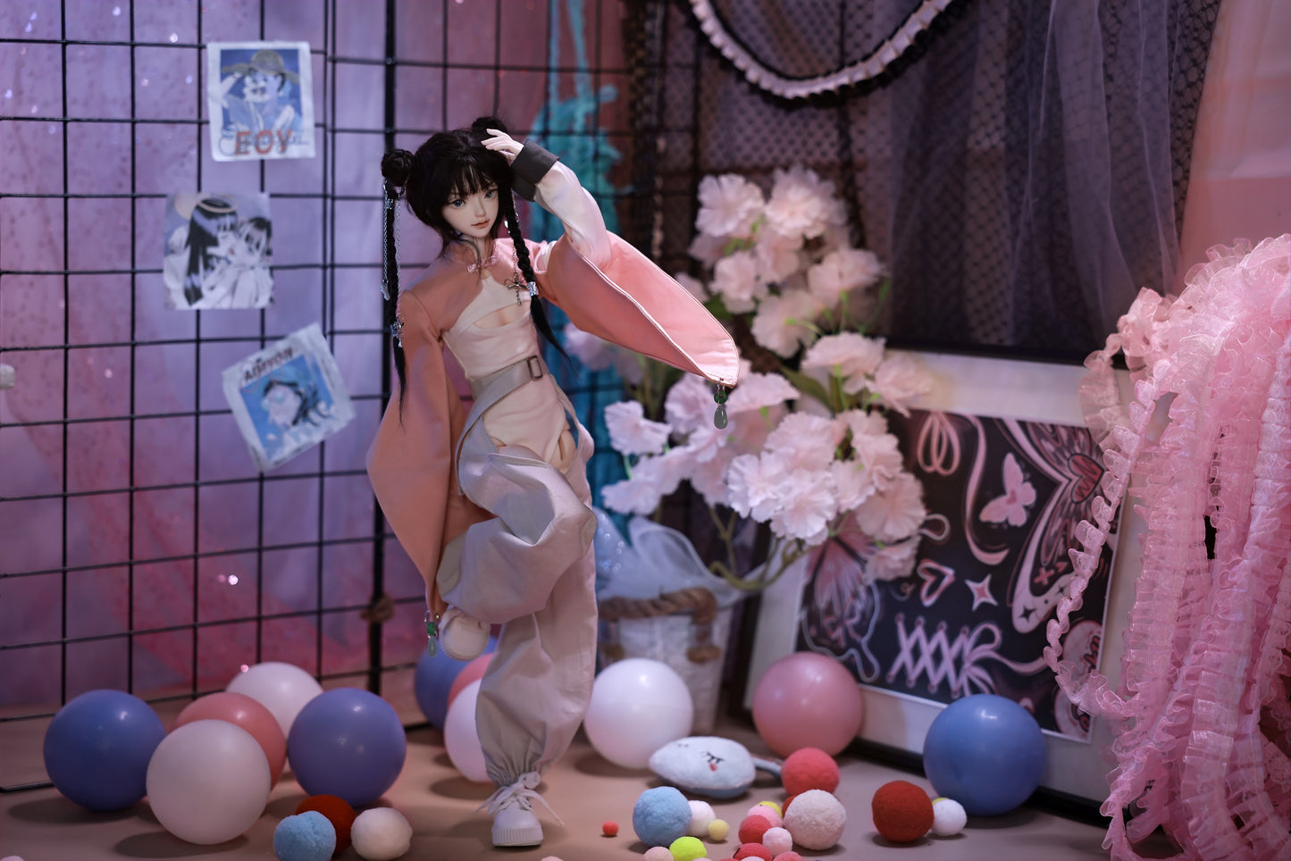 1/4 bjd doll 45cm, Bast, full set - cutebjddolls