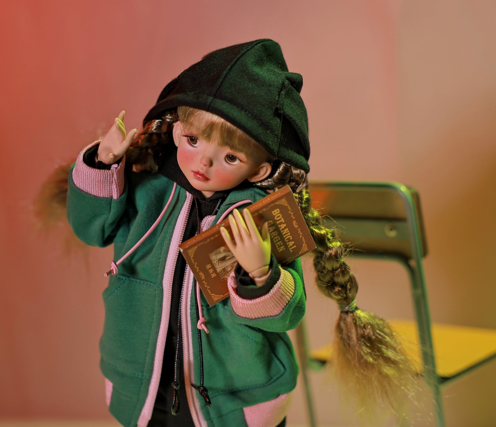 1/6 bjd doll 34cm, Caspian, full set - cutebjddolls