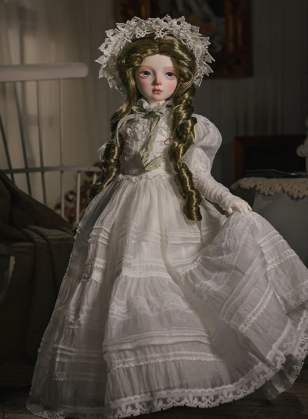 1/4 bjd doll 40cm, Bluesno, full set - cutebjddolls