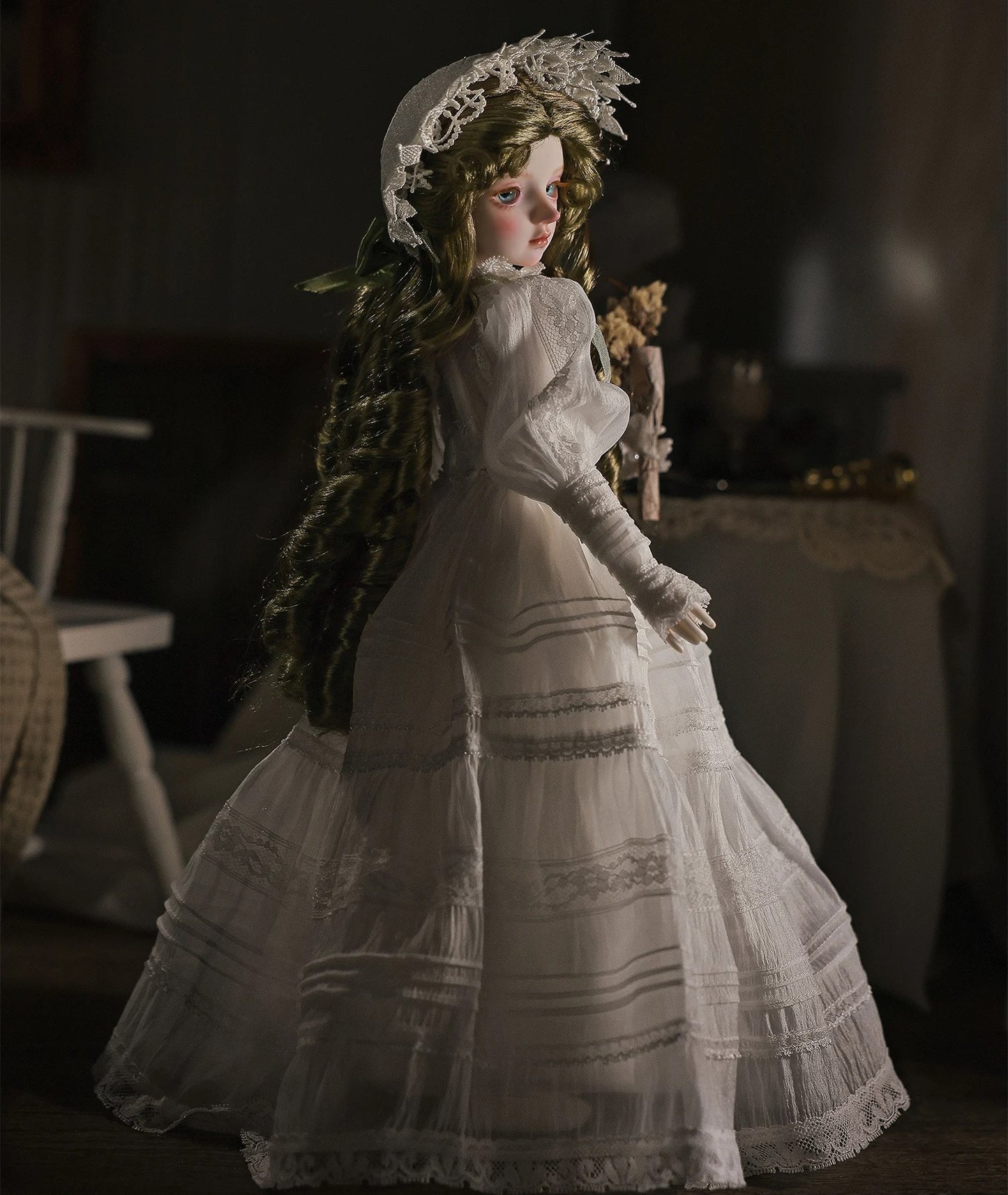 1/4 bjd doll 40cm, Bluesno, full set - cutebjddolls
