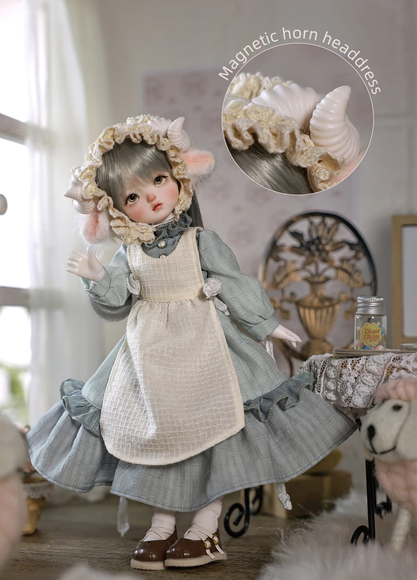1/6 bjd doll 28cm, Damita, full set - cutebjddolls