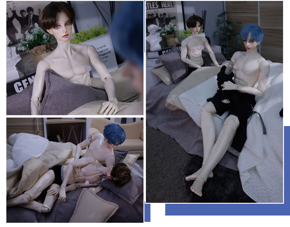 1/3 bjd doll 73cm, Gray, full set - cutebjddolls