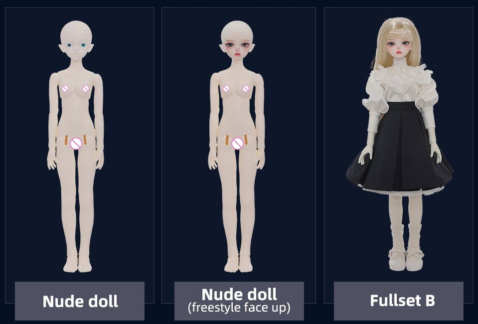 1/4 bjd doll 41cm, Yue, full set - cutebjddolls