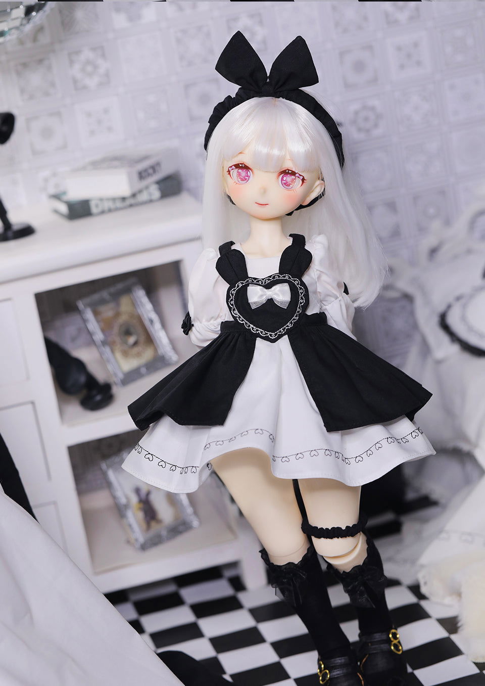 1/4 bjd doll 42cm, Mengmi, full set - cutebjddolls