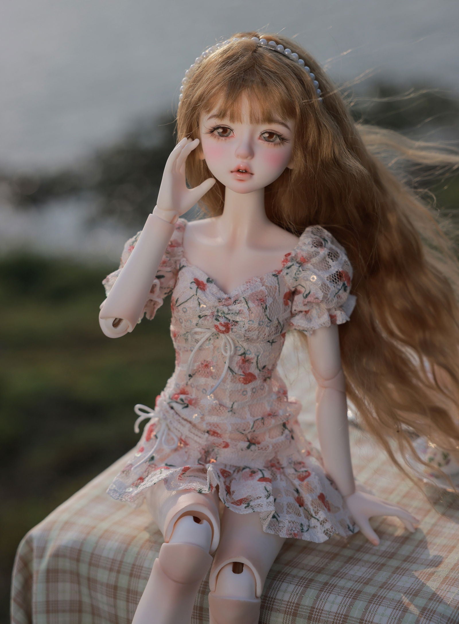 1/4 bjd doll 43.8cm, Pearl, full set - cutebjddolls