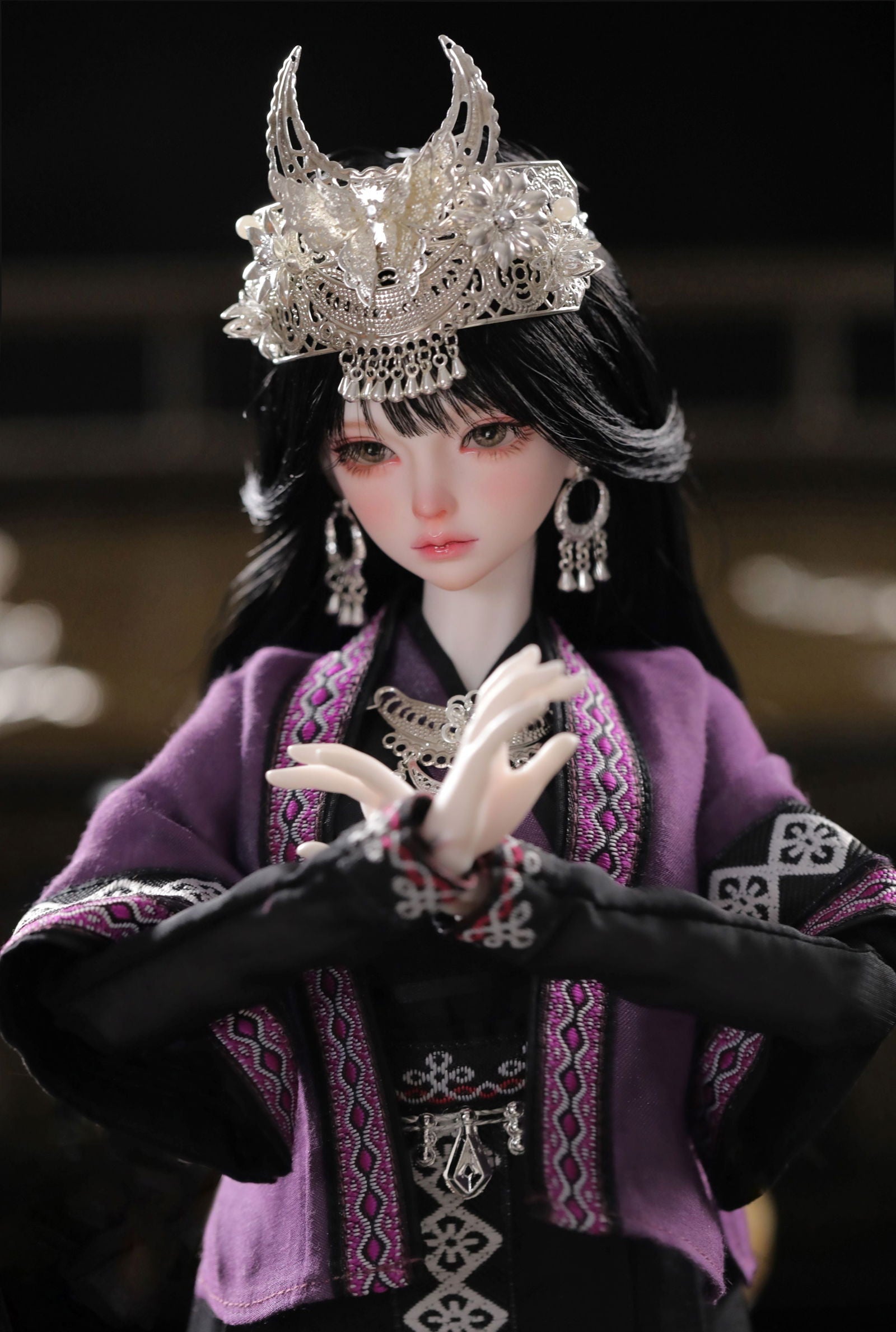 1/4 bjd doll 44cm, Miaojiang, full set - cutebjddolls