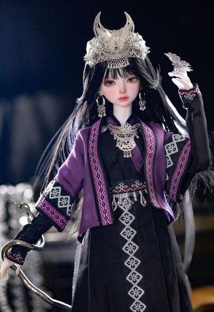 1/4 bjd doll 44cm, Miaojiang, full set - cutebjddolls