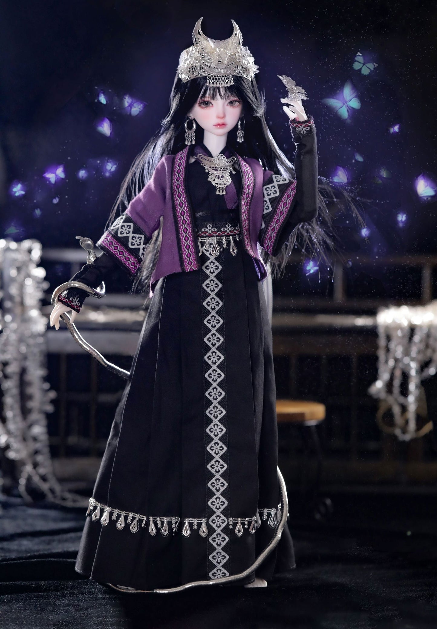 1/4 bjd doll 44cm, Miaojiang, full set - cutebjddolls