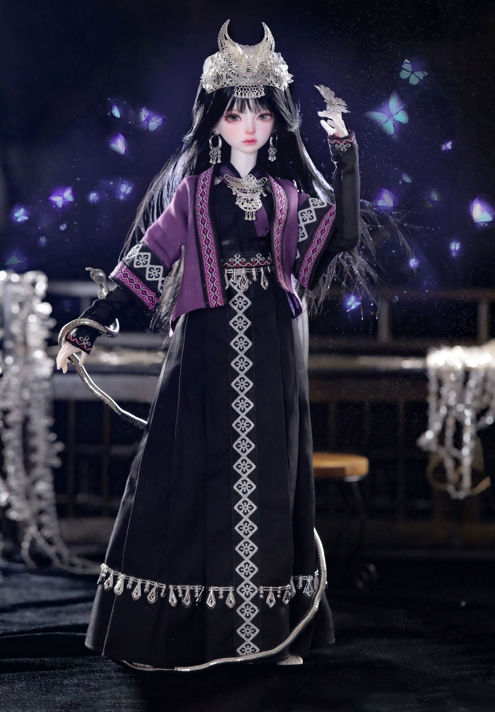 1/4 bjd doll 44cm, Miaojiang, full set - cutebjddolls