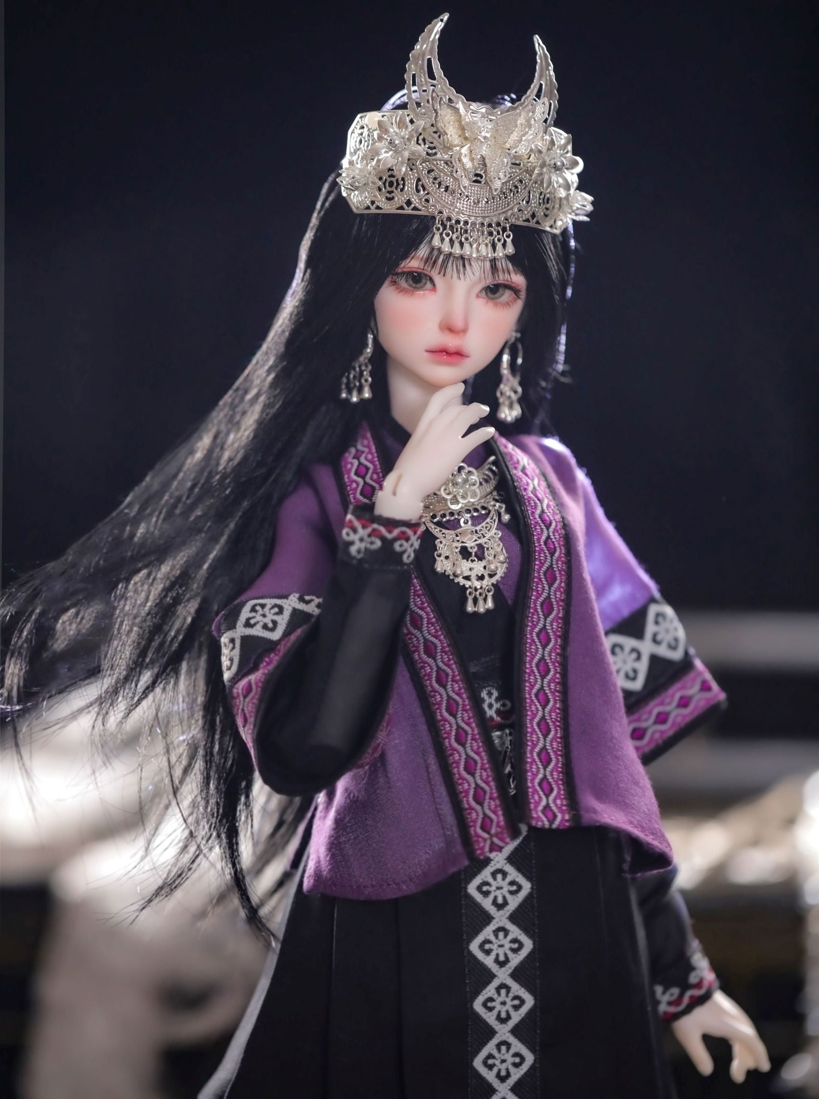 1/4 bjd doll 44cm, Miaojiang, full set - cutebjddolls