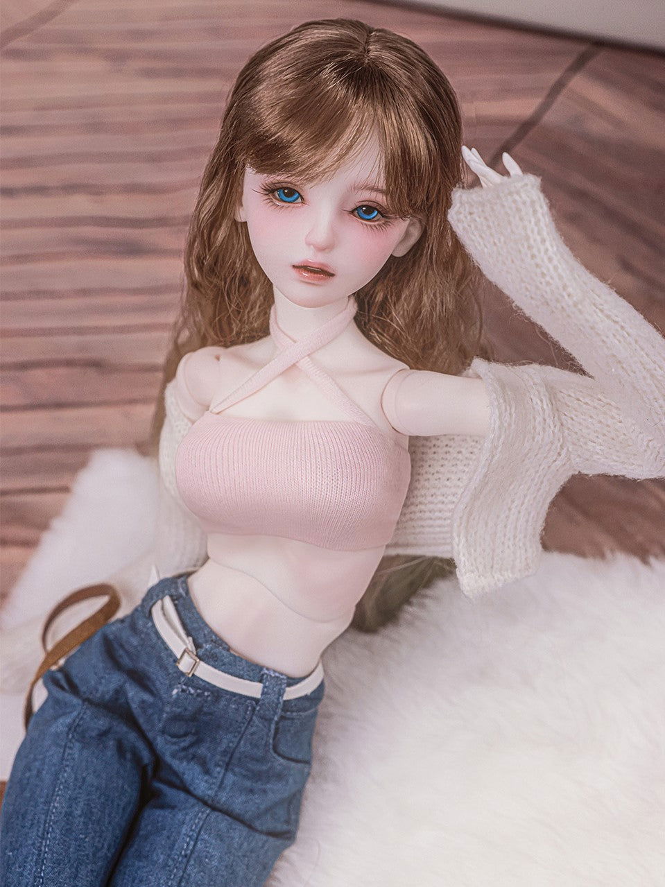 1/4 bjd doll 46cm, Luna, full set - cutebjddolls