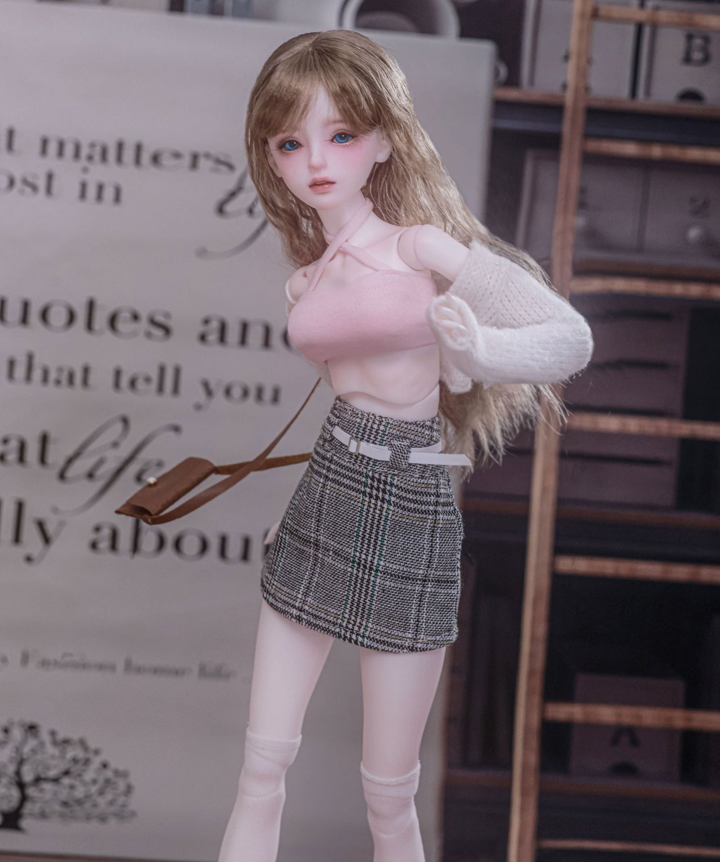 1/4 bjd doll 46cm, Luna, full set - cutebjddolls