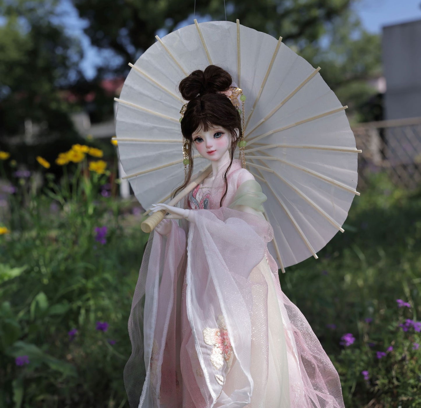 1/4 bjd doll 46cm, Rapunzel, full set - cutebjddolls