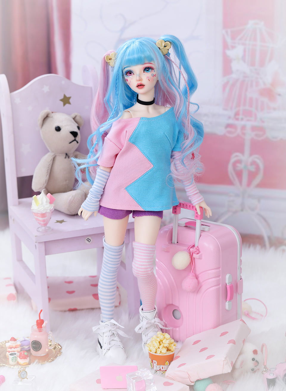 1/4 bjd doll 47cm, Miyn, full set - cutebjddolls