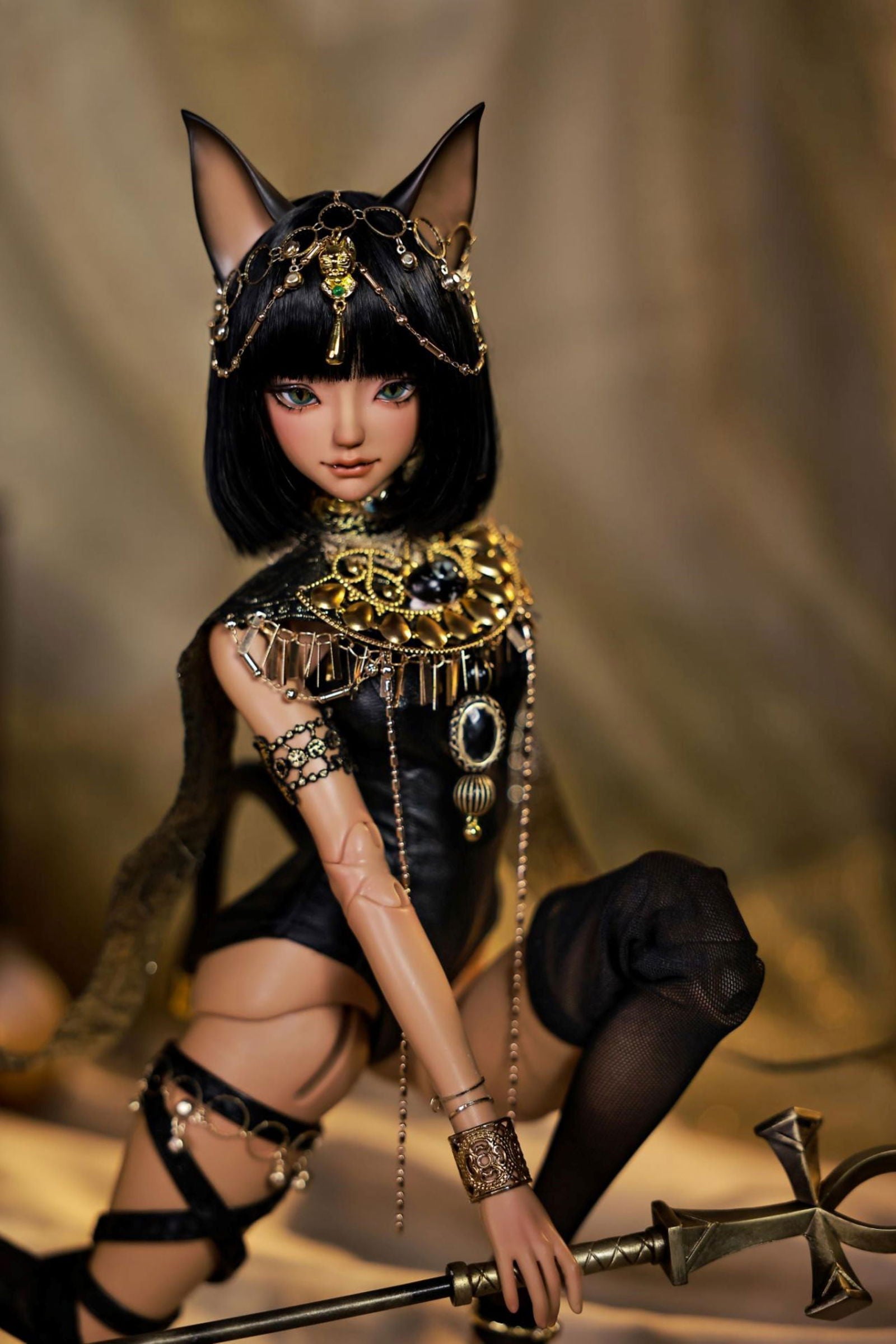 1/4 bjd doll 48.5cm, Bast, full set - cutebjddolls