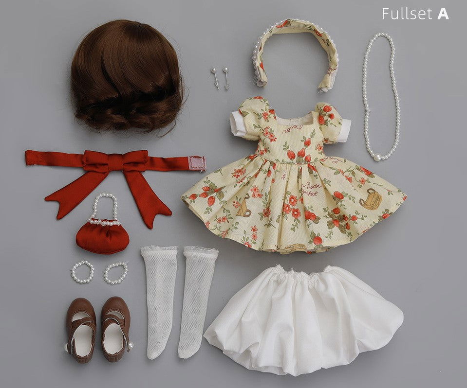 1/6 bjd doll 28.6cm, Lilliella, full set - cutebjddolls