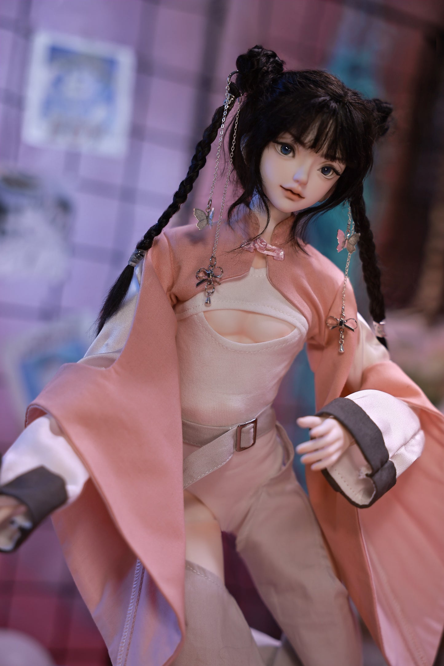 1/4 bjd doll 45cm, Bast, full set