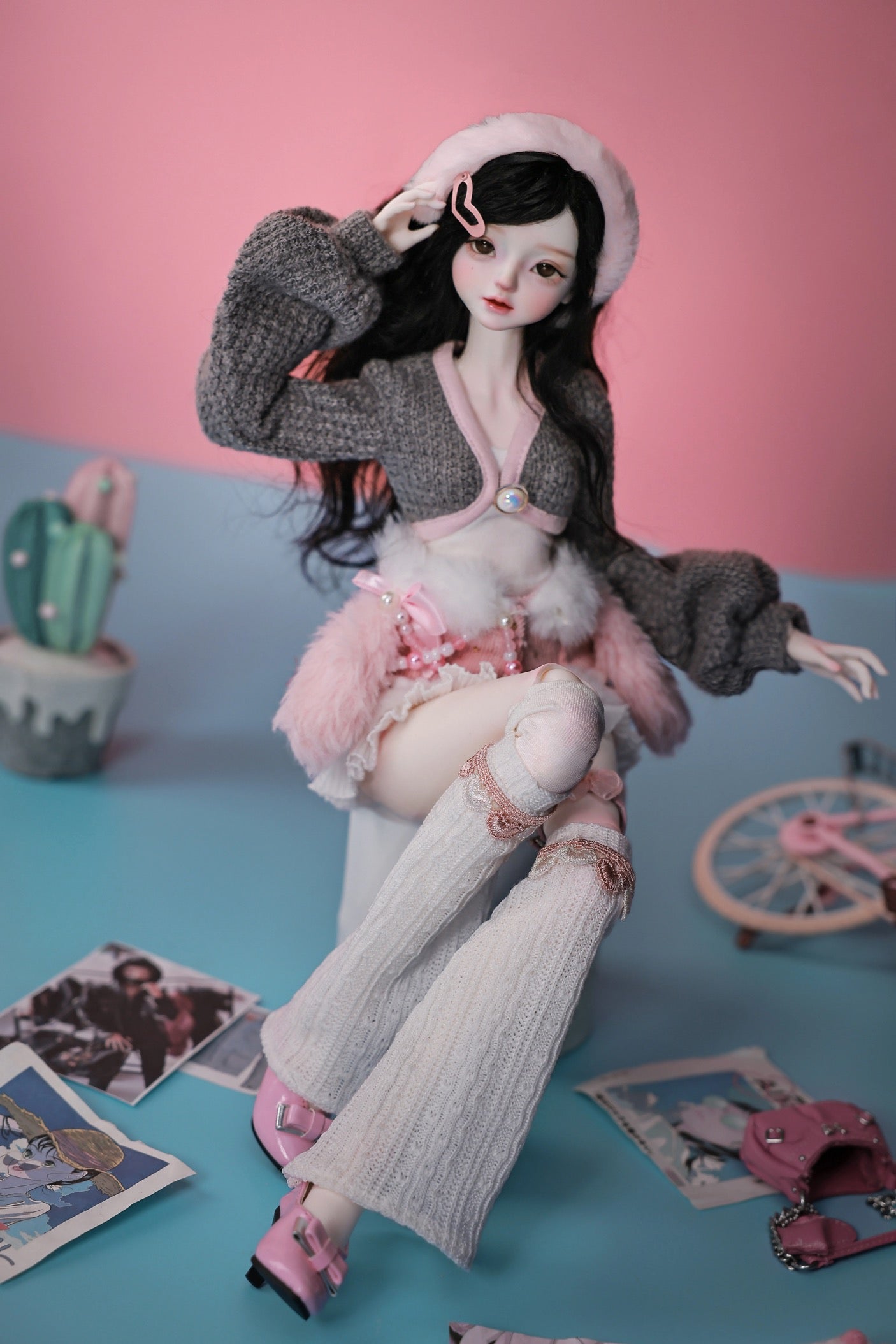 1/4 bjd doll 44cm, Liano, full set