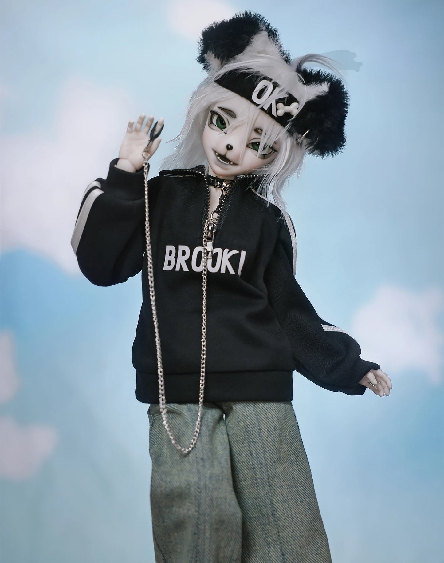 1/4 bjd doll 42cm, Carrtoon, full set