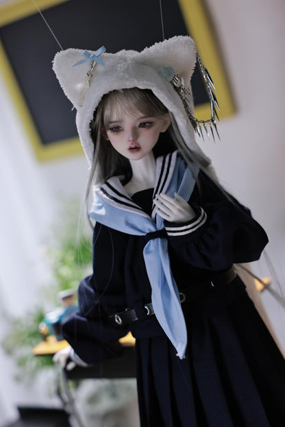 1/4 bjd doll 44cm, Moko, full set