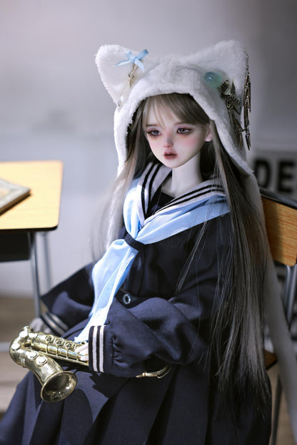 1/4 bjd doll 44cm, Moko, full set