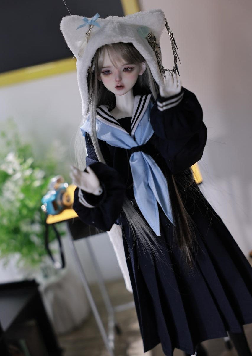 1/4 bjd doll 44cm, Moko, full set